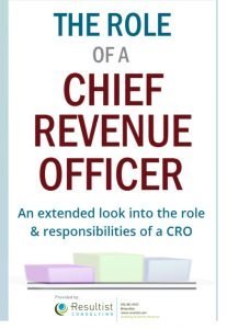 Read more about the article THE ROLE OF A CHIEF REVENUE OFFICER